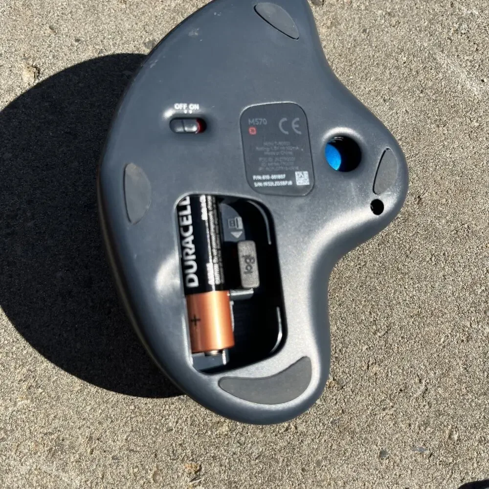 Logitech Logi M570 Wireless Trackball Mouse with USB Dongle